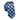 Blue Black Plaid Men's Tie Pocket Square Cufflinks Set (1912271667242)