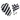 Black White Striped Tie Pocket Square Cufflinks Set (575619891242)