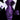 Men's Purple Floral Tie Pocket Square Cufflinks Set (1791391727658)