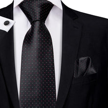 Black White Plaid Tie