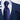 Blue Solid Tie Handkerchief Cufflinks Set (447456673834)