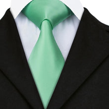 Mint Green Tie Handkerchief and Cufflinks (447963201578)