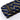Blue Yellow Striped Men's Tie Handkerchief Cufflinks Clip Set (4690580635729)