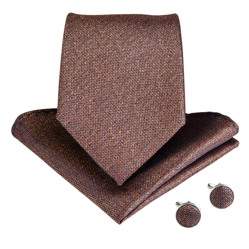 solid brown tie