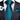 Dark Green Solid Men's Tie Handkerchief Cufflinks Set (1932390432810)
