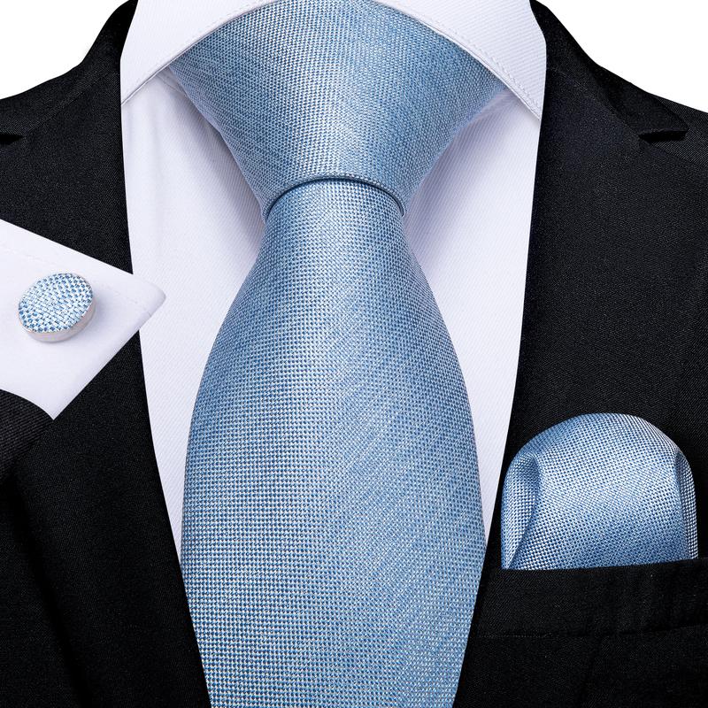 light blue tie