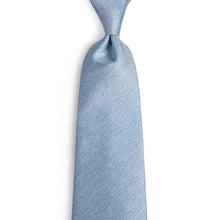Pale Blue Solid Men's Tie Handkerchief Cufflinks Set 