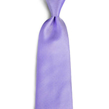 Purple Solid Men's Tie Handkerchief Cufflinks Set (1932407111722)