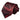 Red Black Paisley Men's Tie Handkerchief Cufflinks Set (1963517804586)