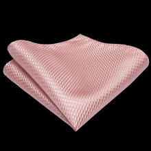 Dibangu Pink Solid Silk Pocket Square