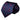 Blue Red Floral Men's Tie Handkerchief Cufflinks Set (1967887843370)