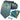 4PCS Gold Teal Paisley Men's Silk Tie Pocket Square Cufflinks with Tie Ring Set (4587145396305)