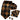 Black Brown Plaid Tie Pocket Square Cufflinks Set (4536091934801)