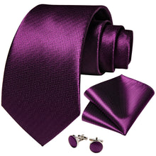 Purple Geometric Men's Tie 