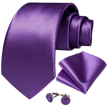 Lavender Purple Geometric Men's Tie
