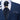 Blue White Dots Silk Cravat Woven Ascot Tie Pocket Square Cufflinks with Tie Ring Set (4667813101649)
