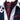 Purplish Red Silk Cravat Woven Ascot Tie Pocket Square Cufflinks With Tie Ring Set (4667822702673)