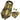 Golden Black Floral Silk Cravat Woven Ascot Tie Pocket Square Cufflinks With Tie Ring Set (4667791310929)