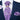 Purple Floral Silk Cravat Woven Ascot Tie Pocket Square Cufflinks With Tie Ring Set