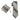 Blue Brown Paisley Bowtie Necktie Hanky Cufflinks Set (1955769385002)