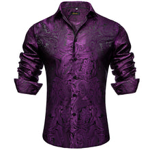 Dibangu Purple Paisley Men's Shirt