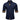 Dibangu Blue Solid Long Sleeve Splicing Casual Shirt