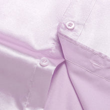 Dibangu Men's Pink Solid Dress Shirt