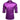 Dibangu Men's Purple Satin Floral Panel Dress Shirt