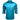 Dibangu Men's Teal Satin Lattice Panel Dress Shirt