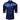 Dibangu Men's Dark Blue Satin Floral Panel Dress Shirt