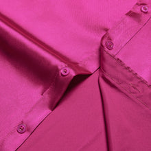 Dibangu Men's Pink Red Solid Shirt with Tie