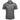 Dibangu Grey Silver Paisley Panel Men's Slim Short Sleeve Shirt