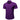 Dibangu Blue Purple Solid Men's Slim Short Sleeve Shirt