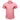 Dibangu Peach Pink Solid Men's Slim Short Sleeve Shirt