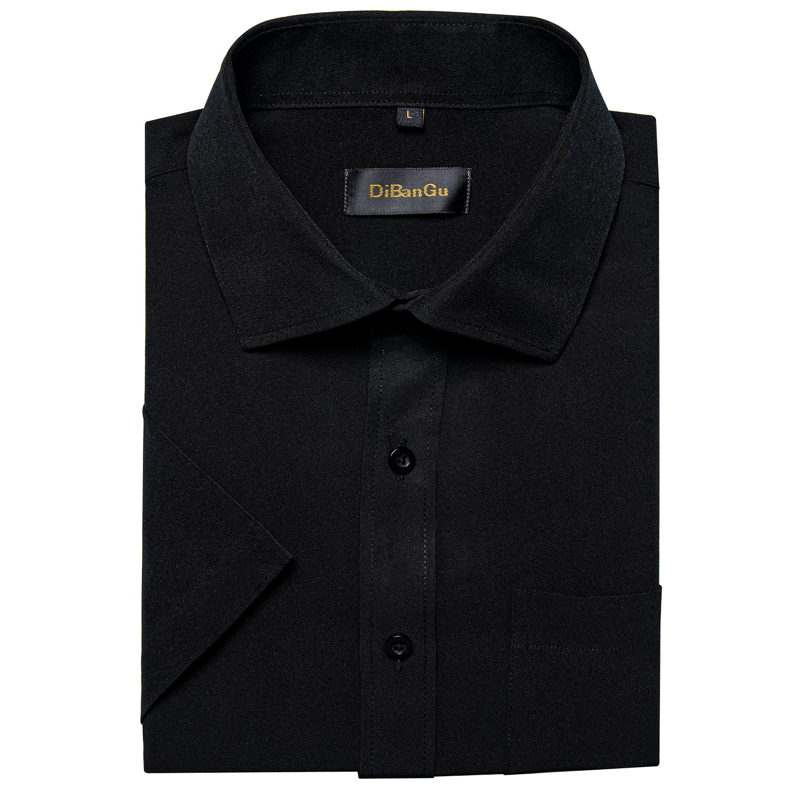 black button up short sleeve