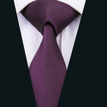 New Purple Solid Single Tie