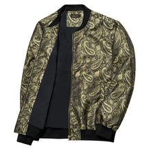 Dibangu Golden Paisley Men's Jacquard Light Casual Jacket