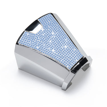 Dibangu Plastic Silver Color Rhinestone Tie Accessory