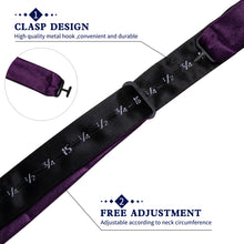 Navy Blue Solid Silk Bowtie Pocket Square Cufflinks Set