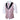 Pink Floral Jacquard Silk V Neck Vest Necktie Pocket square Cufflinks Set
