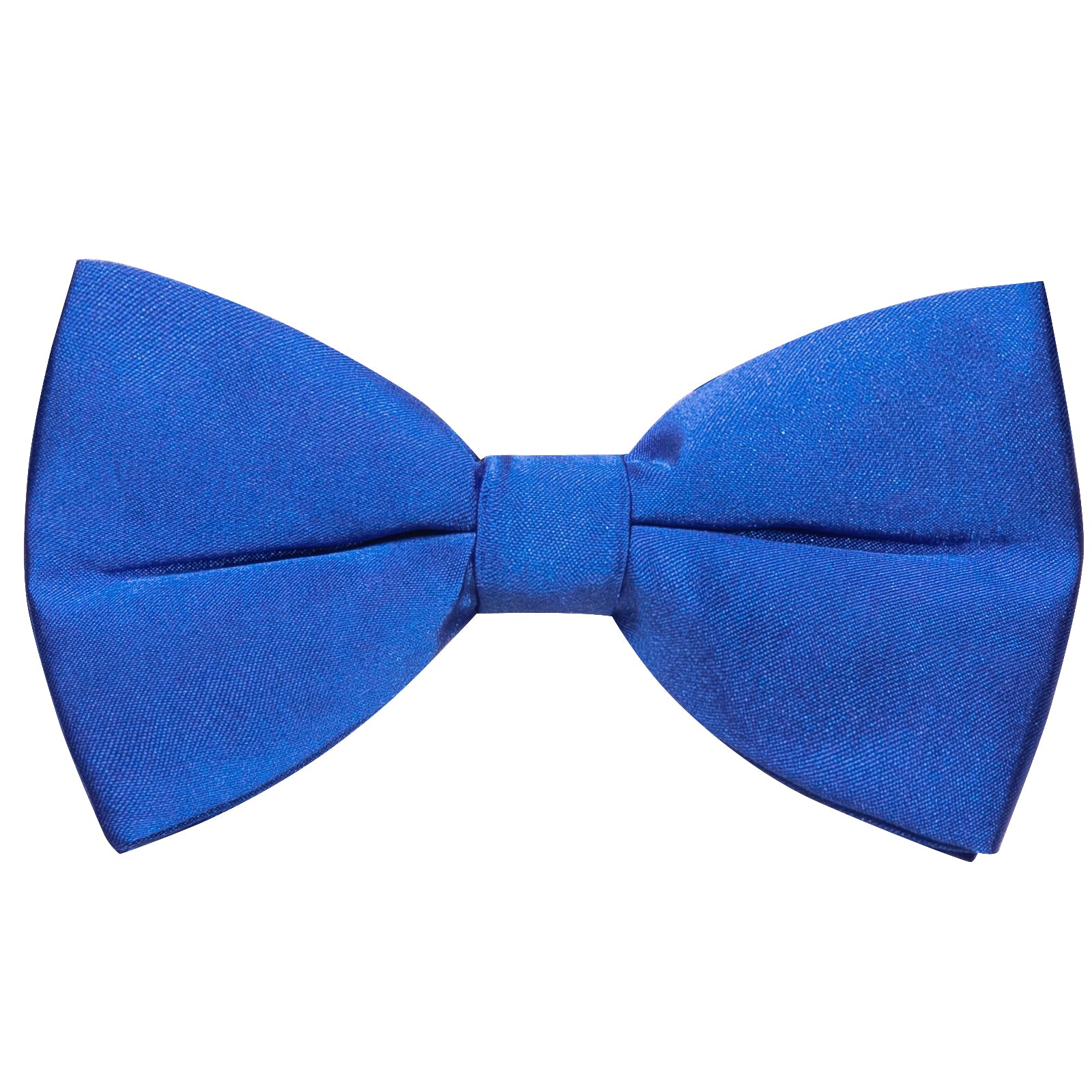 Blue Solid Jacquard V Neck Vest Neck Bow Tie Handkerchief Cufflinks Set