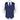 Dark Blue Solid Satin Waistcoat Vest Tie Handkerchief Cufflinks Set