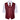 Deep Red Paisley Jacquard Silk Waistcoat Vest Tie Pocket Square Cufflinks Set