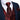 Black Red Paisley Jacquard Silk Waistcoat Vest Necktie Handkerchief Cufflinks Suit Set