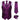 Purple Red Paisley Jacquard Silk Waistcoat Vest Necktie Pocket Square Cufflinks Suit Set