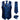Dark Blue Paisley Jacquard Silk Waistcoat Vest Tie Pocket Square Cufflinks Suit Set