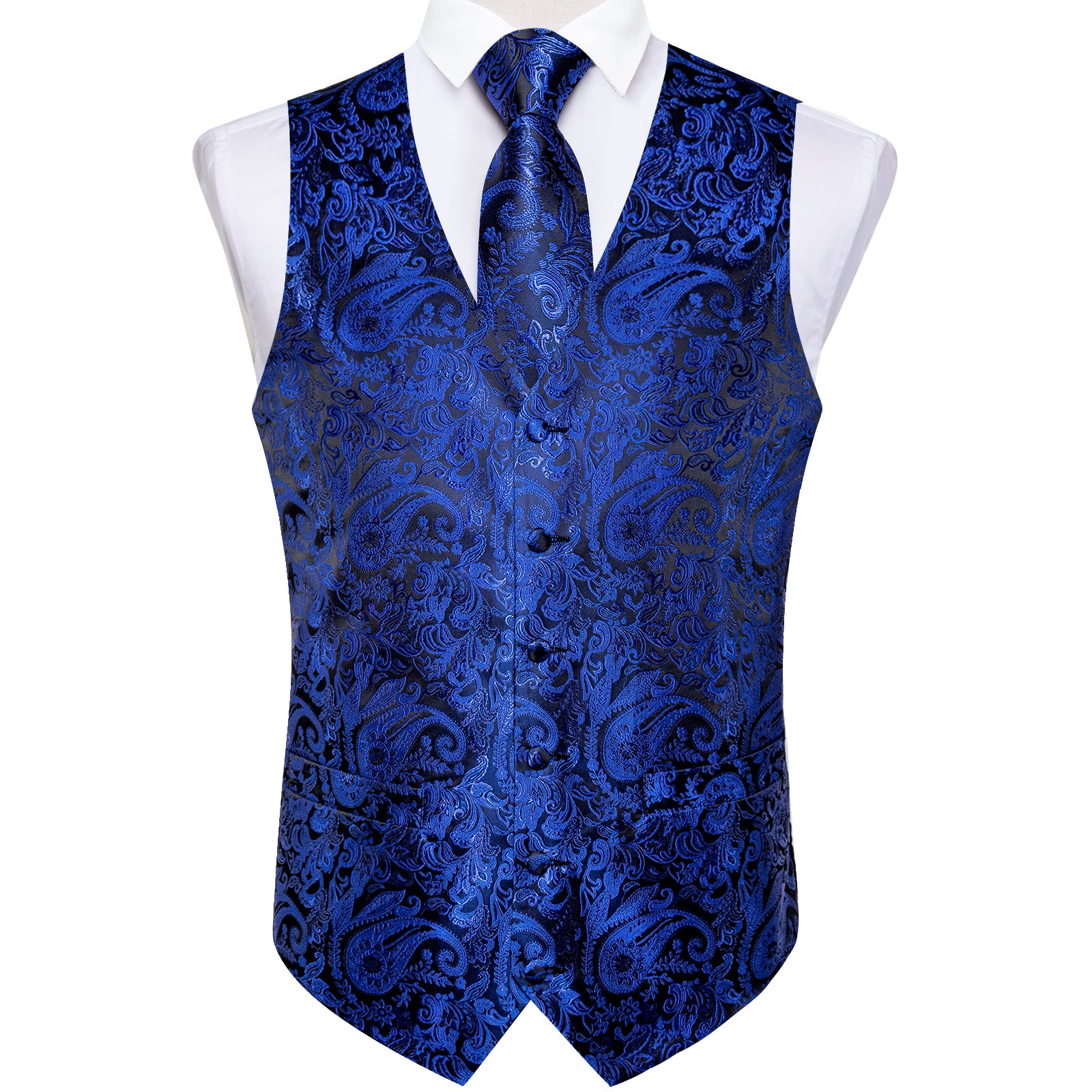 blue vest for a suit