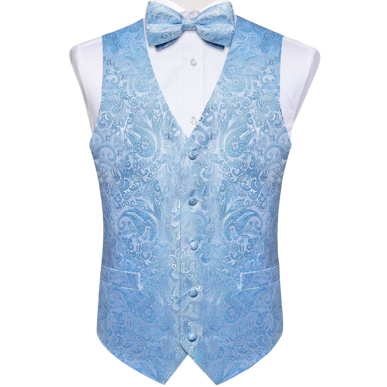 blue business vest