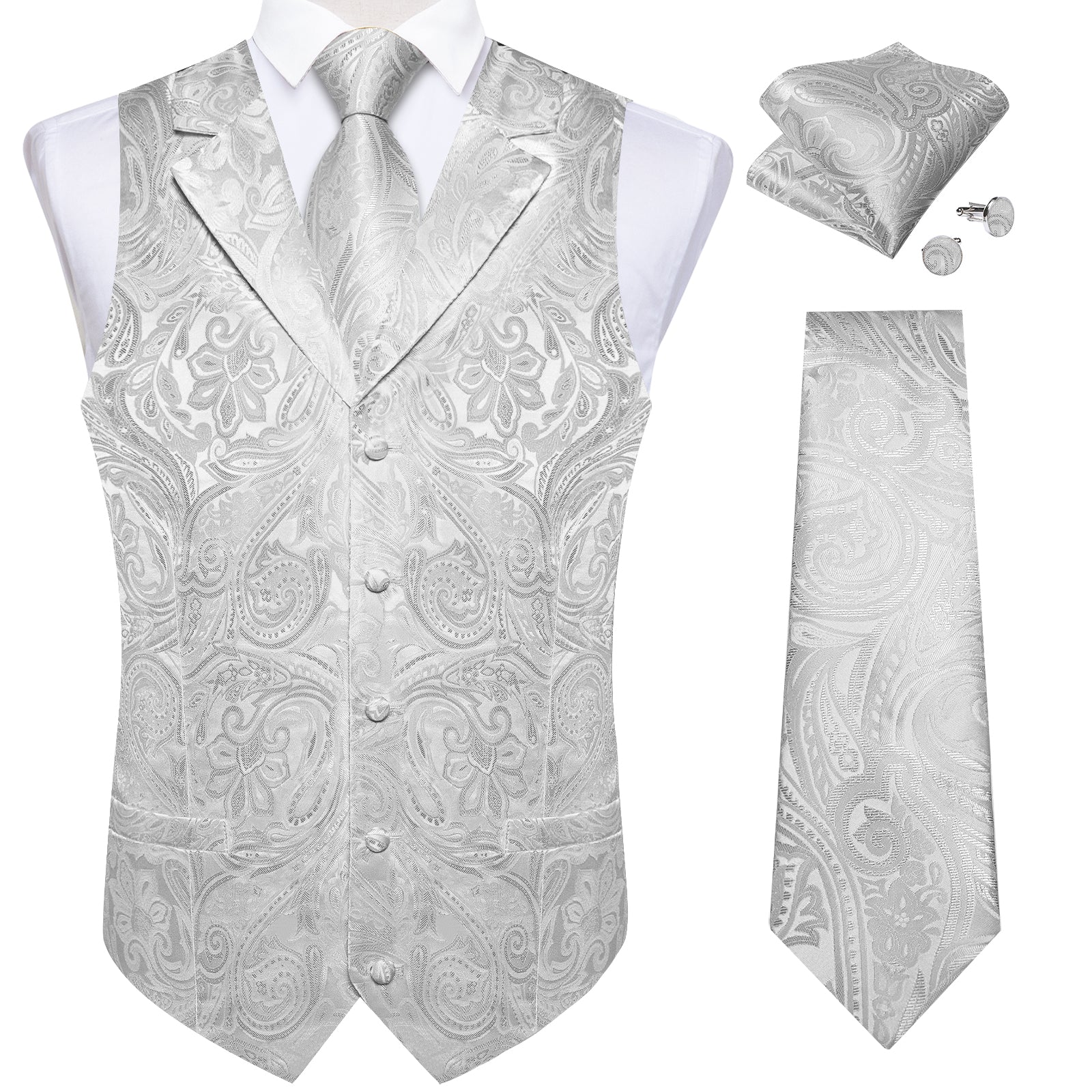 Heritage Vest - White
