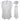 Grey White Floral Jacquard V Neck Waistcoat Vest Tie Handkerchief Cufflinks Set